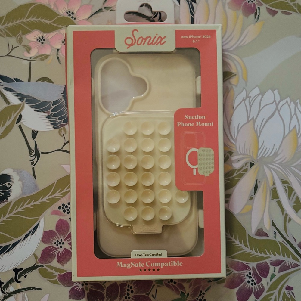 Sonix Cream Phone Case with Wallet-Style Closure